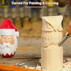 12 Pack Basswood Carving Blocks Set, 5 x 1.5 x 1.5 Inch Unfinished Wood Blocks - Image 5