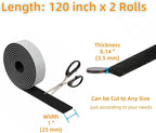 Felt Strips with Adhesive Backing – Furnigear Heavy Duty Cuttable Felt Tape - Image 2