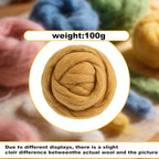 Wool Roving-3.5oz Needle Felting Wool, Soft Multi-Color Wool Fiber, Perfect - Image 2