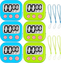 ZILLEEN Classroom Timer for Kids Teachers 6 Pack Digital Timers by ZILLEEN