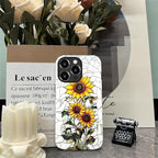 ZHEGAILIAN Case for iPhone 13 Pro Max, Sunflower Faux Stained Glass Effect - Image 7