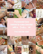 Deinduser Bracelet Making Kit, 24 Colors 2 Boxes Beads - Image 2