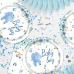 40Pcs Blue A Sweet Baby Birthday Party Decorations - Image 5