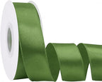 Spring Moss 1.5 Inch Continuous 25 Yards Satin Wired Ribbon by Simplegoal