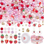 PH PandaHall 1600pcs Strawberry Beads by PHPandaHall