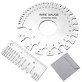 2 Pcs Stainless Steel Thickness Gauges Wire Gauge Measuring Tool | by PimoysLivingNecessities