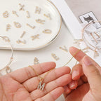 SANNIX 26Pcs Letter Charms, Full Rhinestone Letter Charms - Image 5