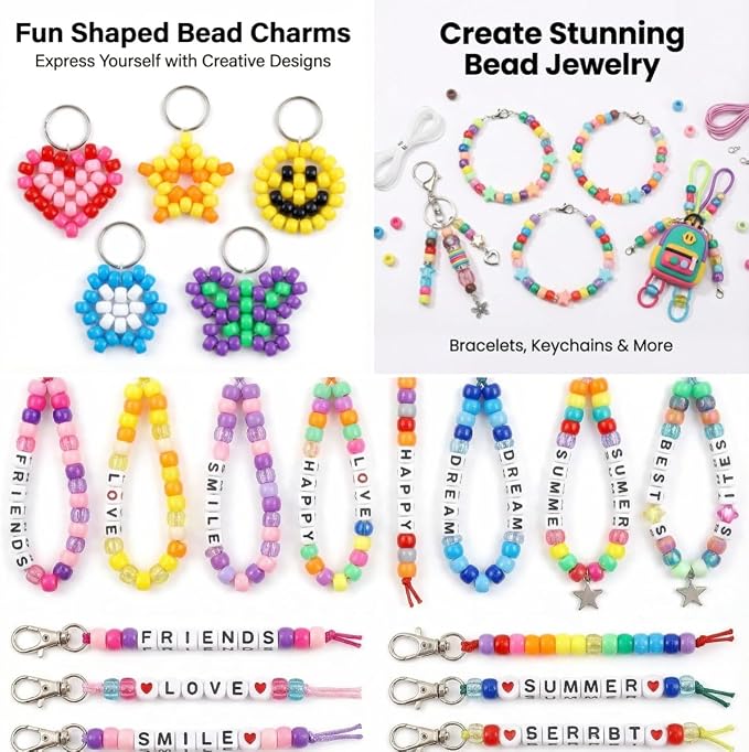 HardyGuo 6 box pony beads kit kandi 6x9mm Kandi Beads - Image 4