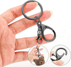 Gkeygo 10 Pack a Set Metal Lobster Claw Clasps and Key Rings, Key Chain - Image 3