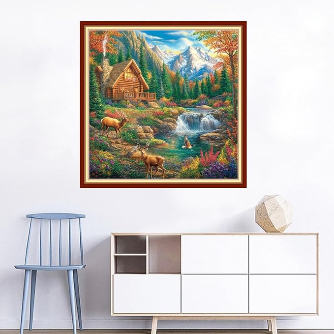 Joyhoor Cross Stitch Kits for Beginners Stamped Cross-Stitch Supplies - Image 2