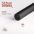 The Foamory's No Waste Full Round EVA Foam Dowel. 5-40mm x 1M High-Density - Image 2