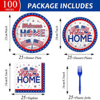 100Pcs Military Welcome Home Decorations Patriotic Army Soldier Homecoming - Image 2