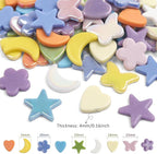 Artspac Mosaic Tiles for Crafts Bulk, 200g Glass Mosaic Pieces - Image 4