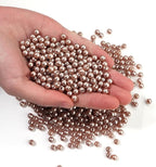 1000pcs Coffee 6mm Pearl Beads by chuyau