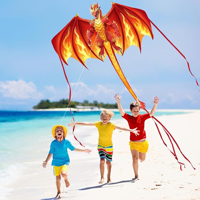 Large Kite for Kids & Adults Easy to Fly Kite, Outdoor Activities, Beach & Park - Image 3