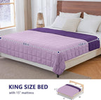 yescool Weighted Blanket for Adults Cooling Heavy Blanket for Sleeping Perfect - Image 2