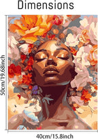 Clendo DIY African Woman Paint by Numbers - Image 2