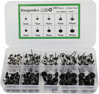 140Pcs Needle Felting Eyes 6-10mm mini Glass Black by Raogoodcx