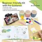 Microland Crafts for Teens Succulents Flower Making Kit, Teen Crafts Air Dry - Image 3