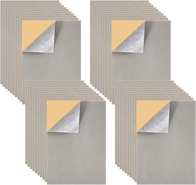 Mesheshe 40-Piece A4 Self-Adhesive Fabric Set by Mesheshe