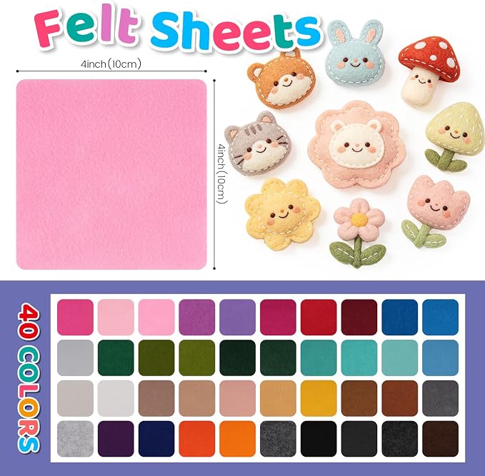1mm Thick Felt Sheets - Image 2