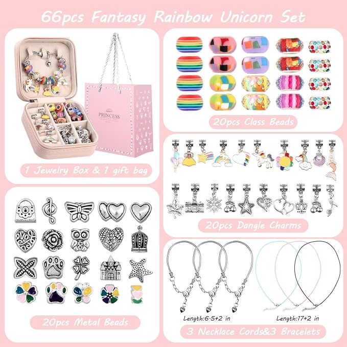 UFU Charm Bracelet Making Kit, Jewelry Making Kit Craft Gift - Image 4