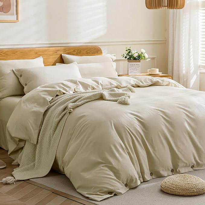 JELLYMONI Cotton Duvet Cover Twin Size - Image 3