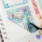 130 Pcs Pastel Fade-Resistant Lace Scrapbook Stickers - Image 2