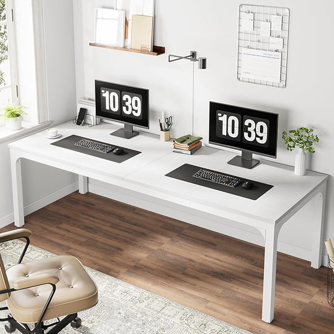 Tribesigns 78.7 Inches Extra Long Computer Desk 2 Person Desk, Double Long Desk - Image 4