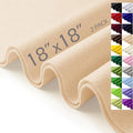 Beige Felt Fabric Sheets 18" x 18" 1.6mm Soft Craft Felt Squares | Soft Precut by AblemeDeco