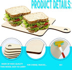 Vmiapxo 16 Pcs Unfinished Wooden Cutting Boards - Image 3