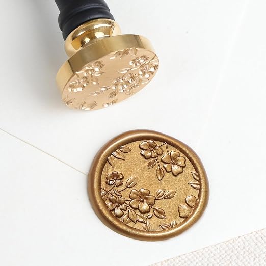 UNIQOOO Begonia Flowers Wax Seal Stamp by UNIQOOO