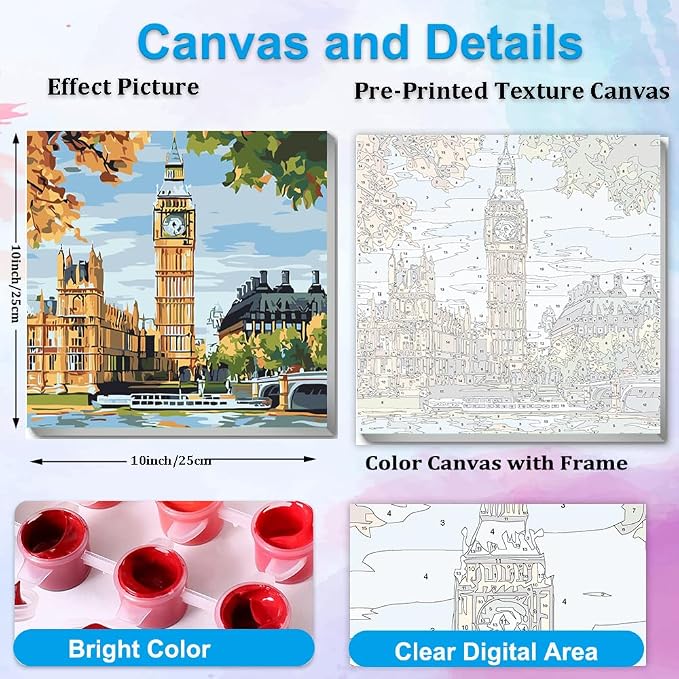 Artunion Framed Paint by Numbers Kit - Image 3