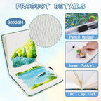 5x5 Handy Portable Handmade Cloth Fabric Hardcover Sewing Binding Travel - Image 4