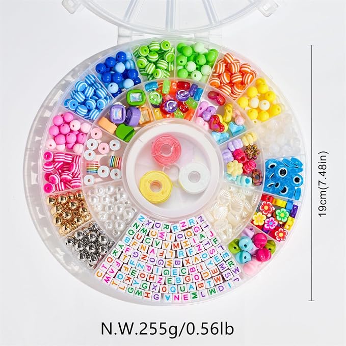 MINIMISSMIANYC 594PCS Bead Bracelet Making Kit - Image 7