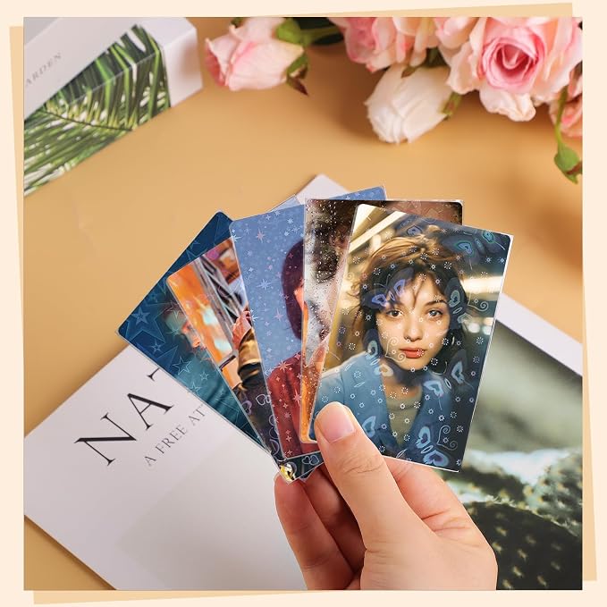 400 Pcs Kpop Photocard Sleeves Holder 58 x 89 mm, Laser Flash Card Covers | - Image 7