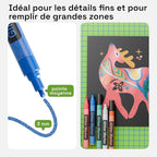 ARTISTRO 12 Glitter Paint Pens for Glass Marking, Rock Painting, Scrapbooking - Image 4