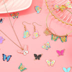 MARFOREVER 40Pcs/20 Pairs Butterfly Charms, Mixed Butterflies Charms - Image 5