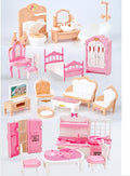 35 Pcs Dollhouse Furniture Accessories Set Mini House Furniture Small Dollhouse by Unknown