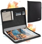 AUROTIER Fireproof Art Portfolios 11"x14" 30 Pockets Display 60 Pages by AUROTIER