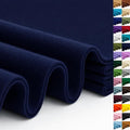 Navy Blue Large Felt Fabric 36" x 36", 1.4 mm Soft Felt Sheet, Nonwoven Fabric by ZANEXIR