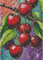 VICESESE Red Cherries with Water Drops Diamond Painting Kits - Image 2