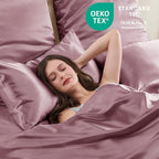 Queen Satin Pillowcase for Hair 2pc, Similar to Silk Pillow Cases, Easier Care - Image 4