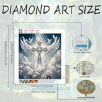 OJTOYART Cross-Angel Wings 5D Diamond Painting Kits - Image 6