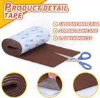 Felt Furniture Pads, Non Slip Self Adhesive Cuttable Felt Tape Brown Heavy Duty - Image 6