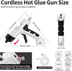 Cordless Hot Glue Gun, Fast Preheating - Image 2