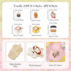 Enamel Food Charms Cute Assorted Food Pendants Sweet Dessert Charms - Image 2