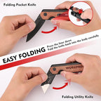 WORKPRO 2-in-1 Folding Knife/Utility Knife - Image 4