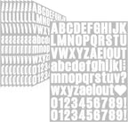 Letter Stickers, Mailbox Numbers, 1 Inch Waterproof Vinyl Alphabet | 1 Inch by Llewyn