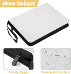 GERMUN 3 Ring 9 Pocket Zipper Card Binder, 720 Double Sided Standard PU Trading - Image 4